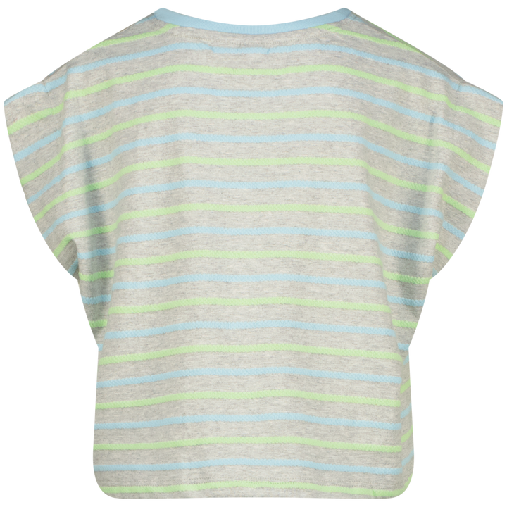 T - shirt Huliette Light Grey Melee Sleeveless