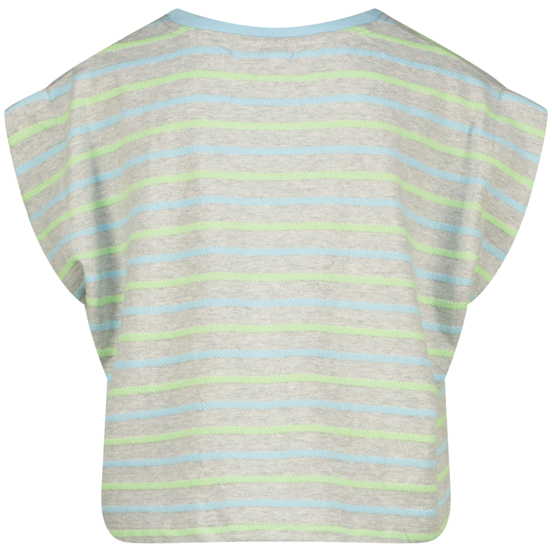 T - shirt Huliette Light Grey Melee Sleeveless