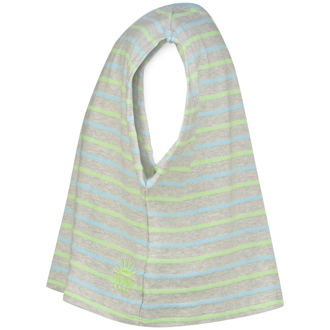 T - shirt Huliette Light Grey Melee Sleeveless