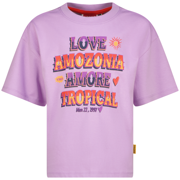 T - shirt Hanika Lilac blush Comfort