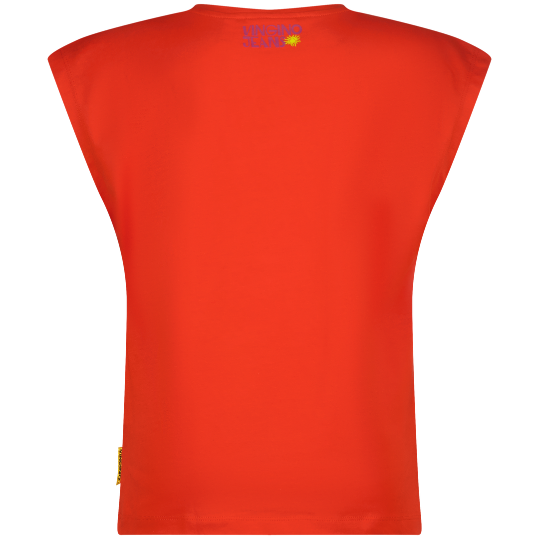 T - shirt Holisa Breeze red Sleeveless