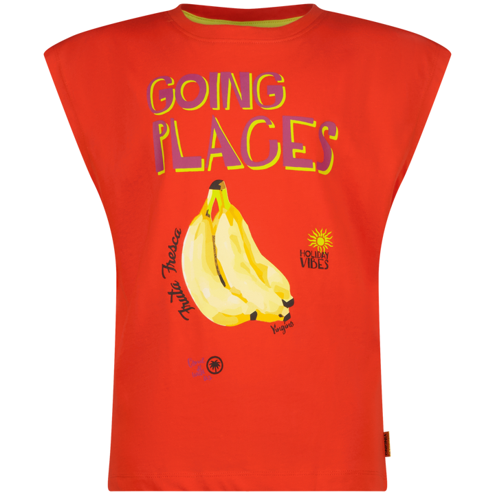 T - shirt Holisa Breeze red Sleeveless