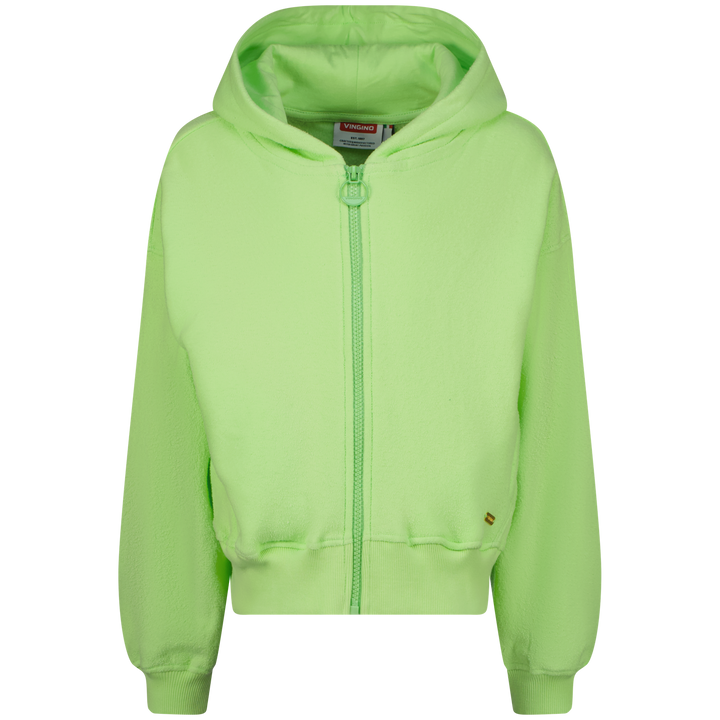 Vest Basic - Ziphoody Terry Paradise green