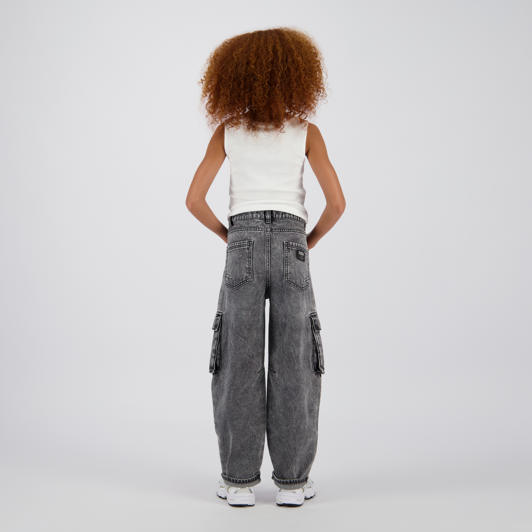 Top Basic - Crop Rib Top Real White Comfort