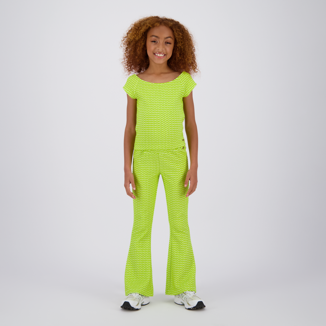 Broek Sammie Fresh lime Flare