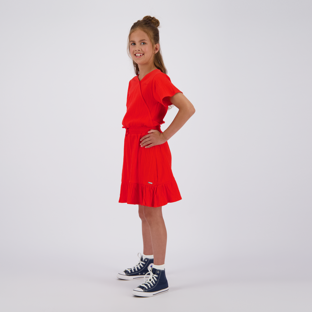 Jurk Pommelien Breeze red Comfort