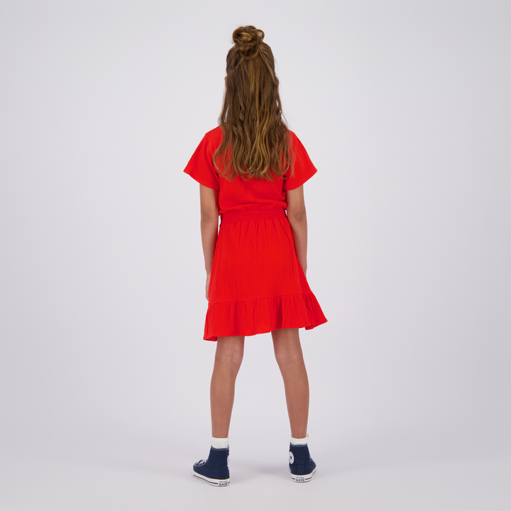 Jurk Pommelien Breeze red Comfort