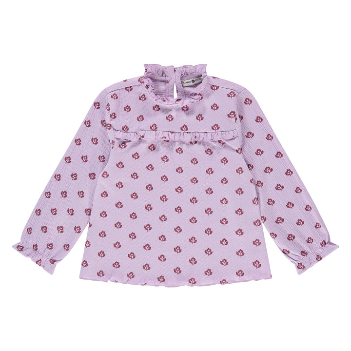 Langarmshirt Flieder