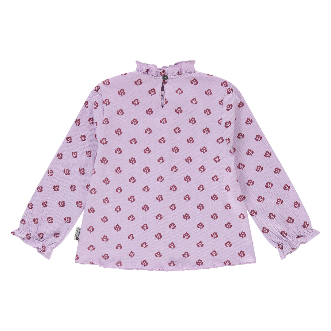 Langarmshirt Flieder