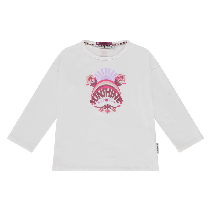 Langarmshirt Elfenbein