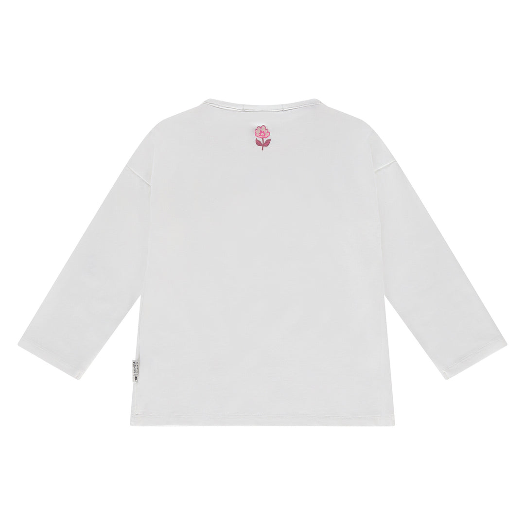 Langarmshirt Elfenbein