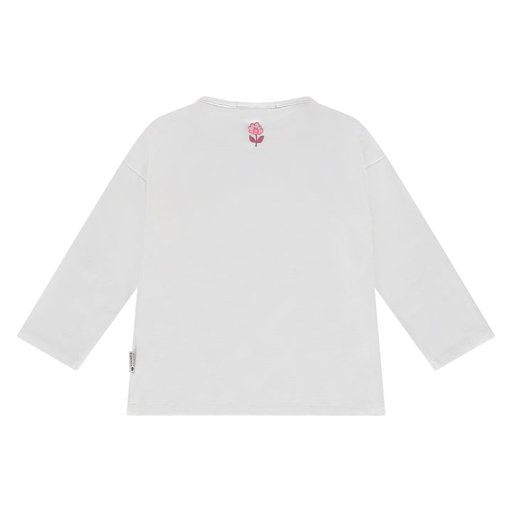 Langarmshirt Elfenbein