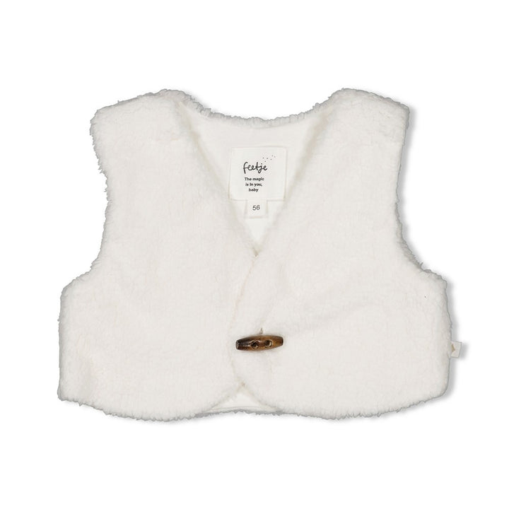 Teddy gilet Offwhite - The Neutrals
