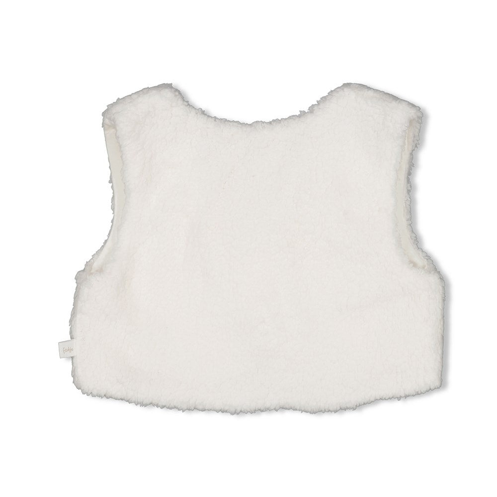 Teddy gilet Offwhite - The Neutrals