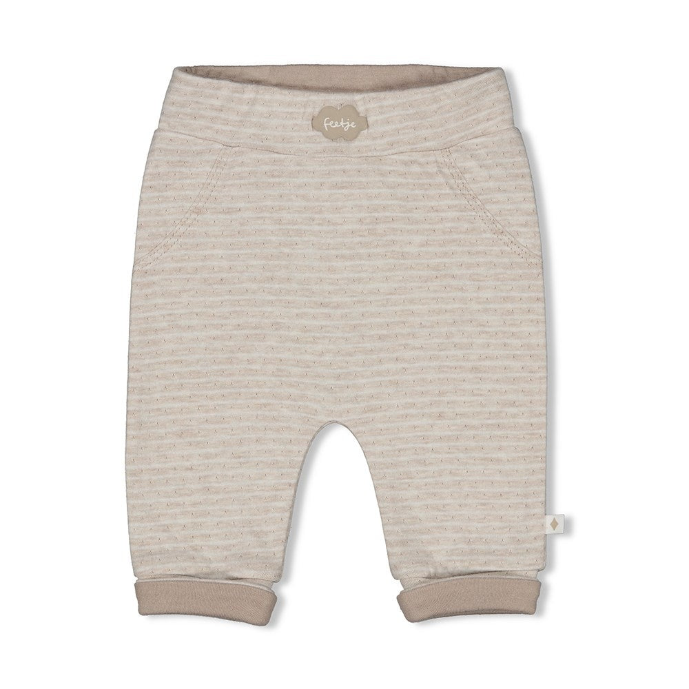 Broek streep Taupe melange - The Neutrals