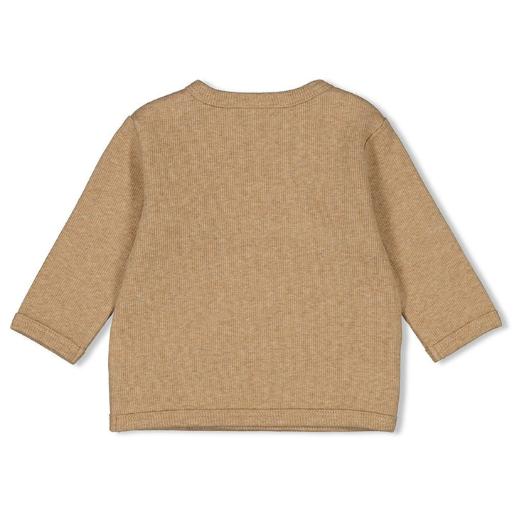 Wickelshirt Ripp Braun Melange - Forever Bestie