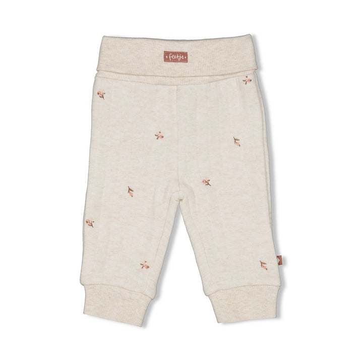 Broek Offwhite melange - Little Rosebud
