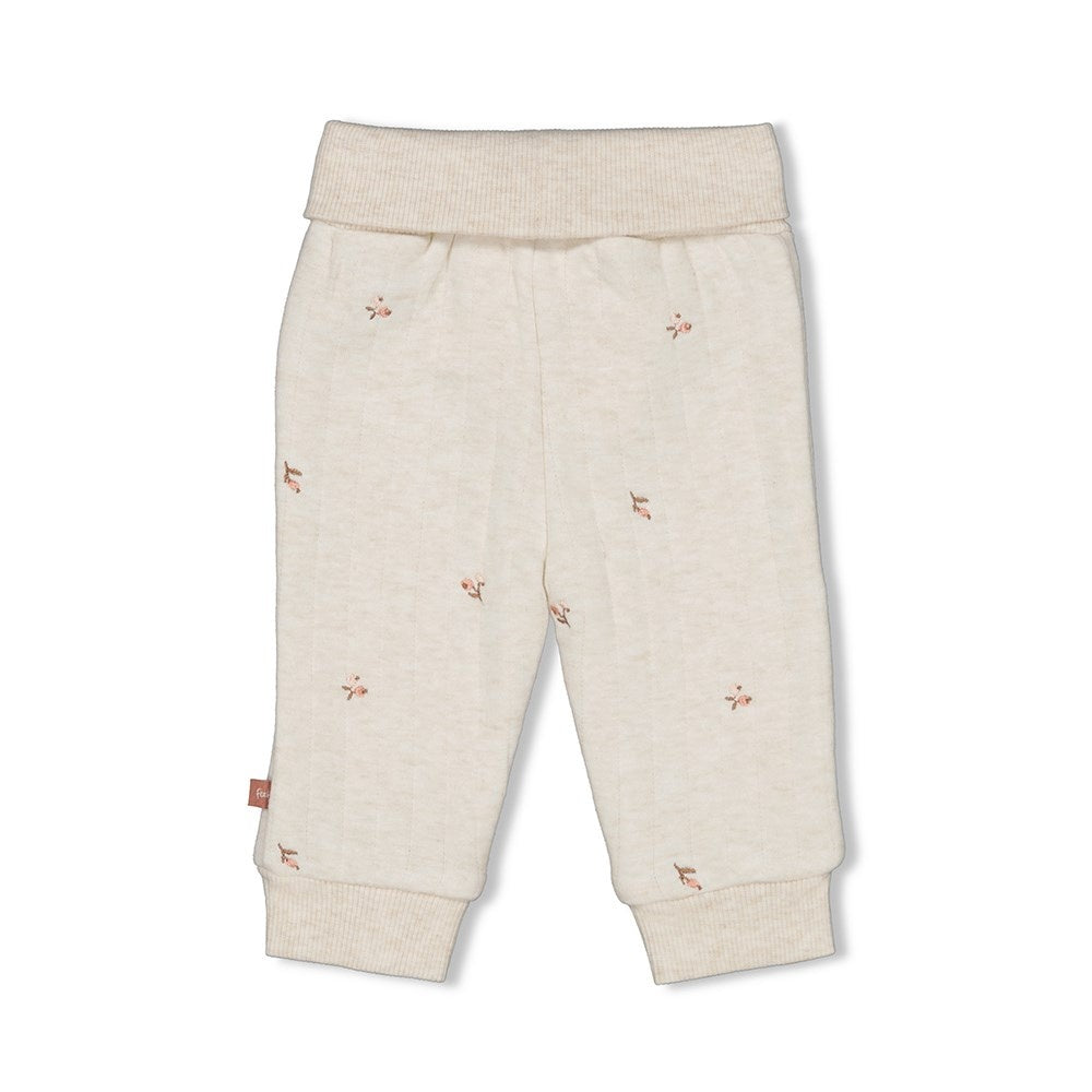 Broek Offwhite melange - Little Rosebud