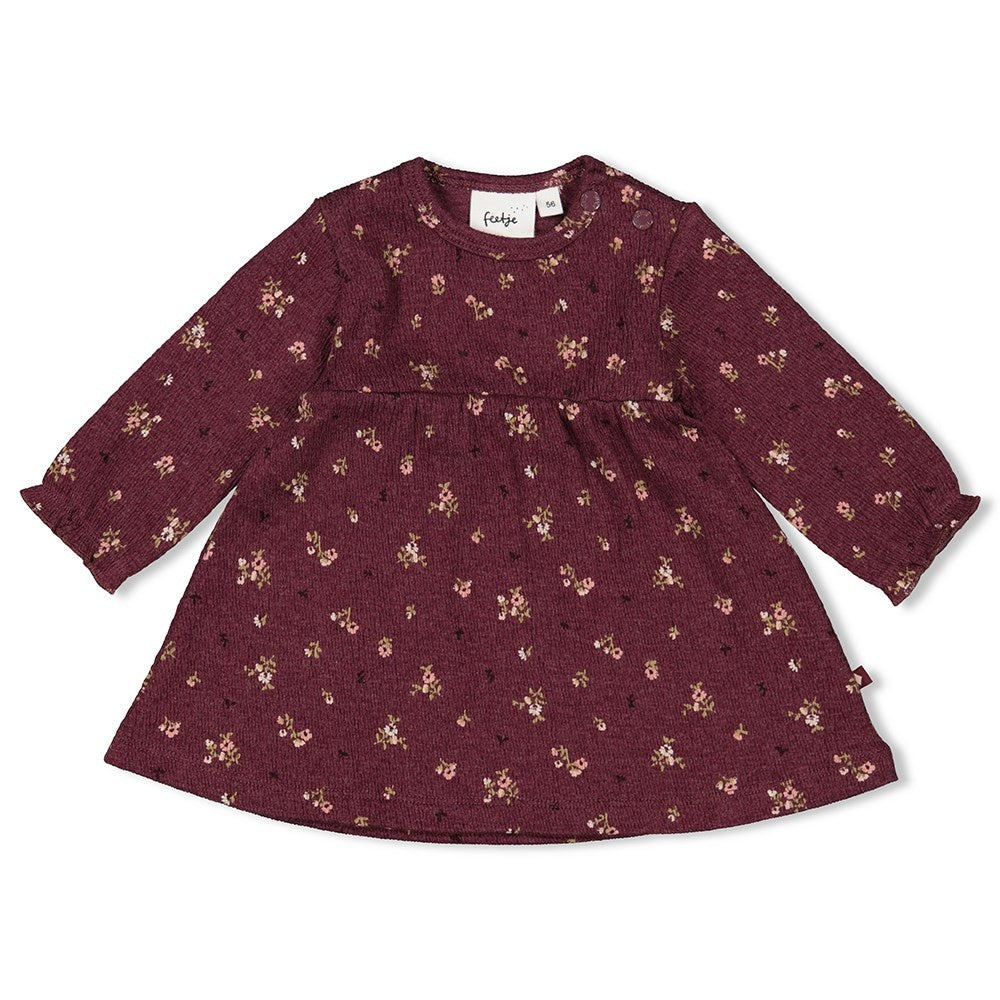 Jurk Wijn melange - Blooming Meadow