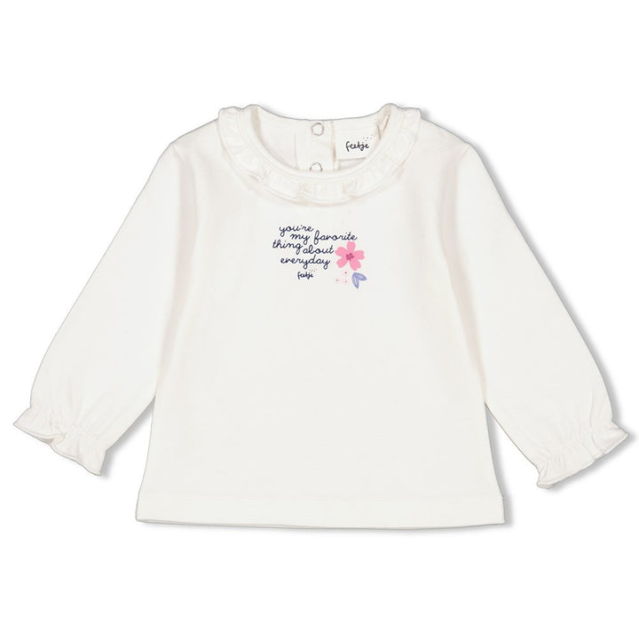 Longsleeve Offwhite - Midnight Flowers