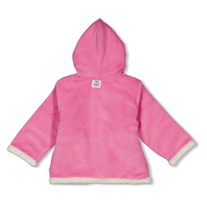 Omkeerbaar jasje met capuchon Marine - Midnight Flowers