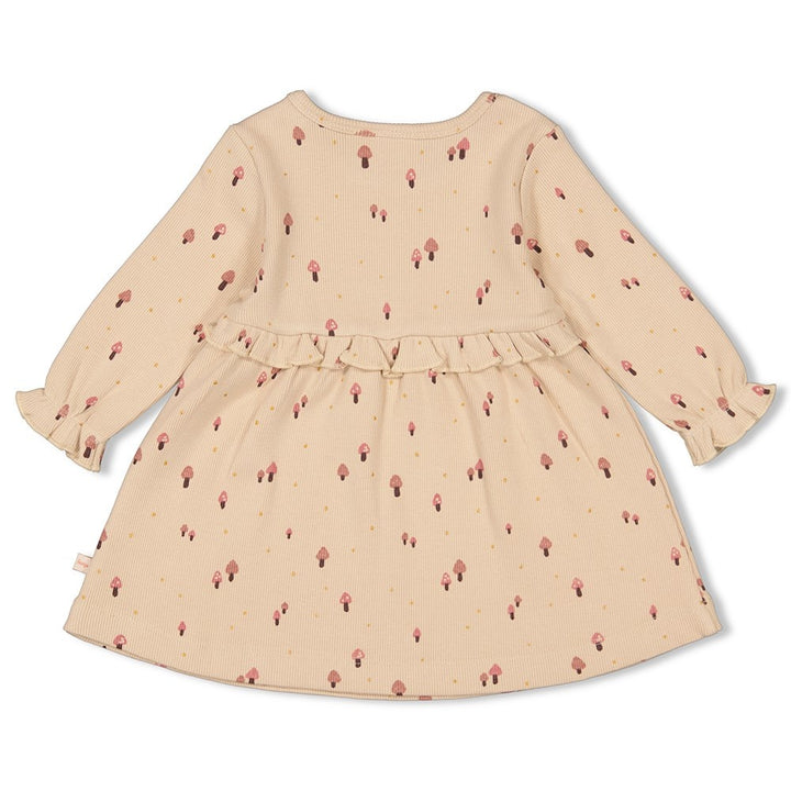 Jurk rib Zand - Grow Your Own Way