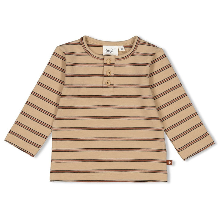 Longsleeve streep Zand - Go Fetch