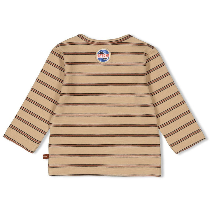 Longsleeve streep Zand - Go Fetch