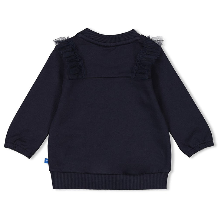 Sweater ruches Marine - Amour Toujours
