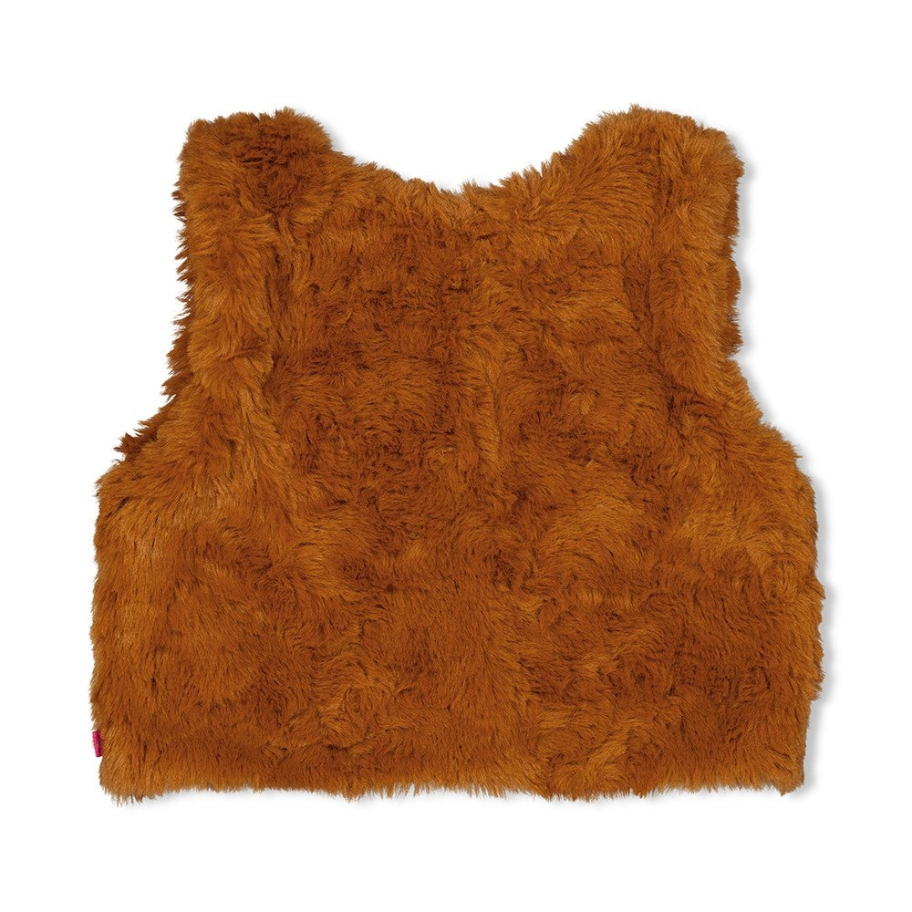 Teddy gilet Bruin - Forest Fancy