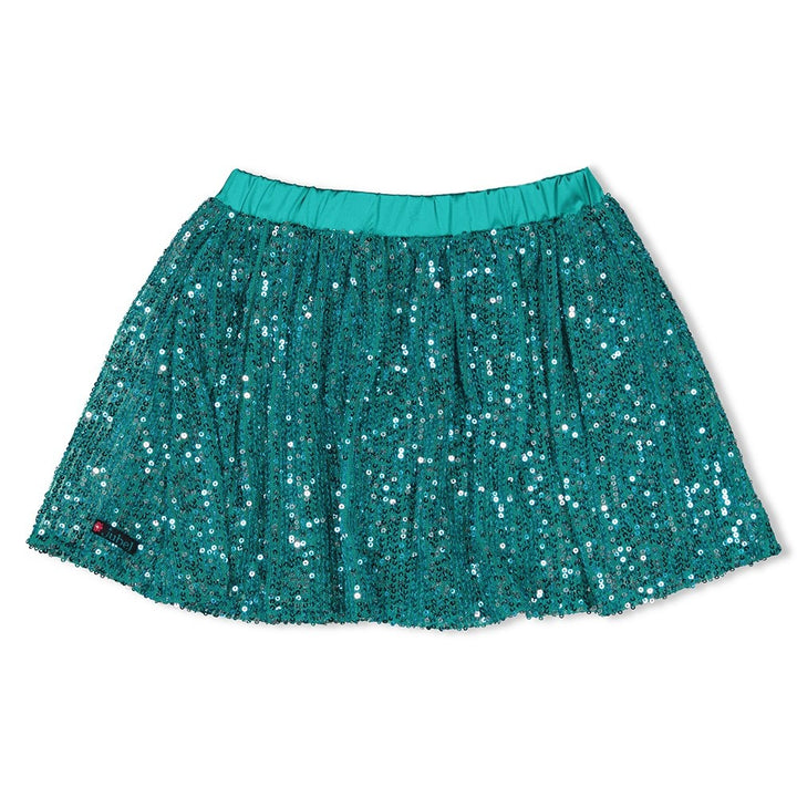 Pailetten rok Teal - Girls Club