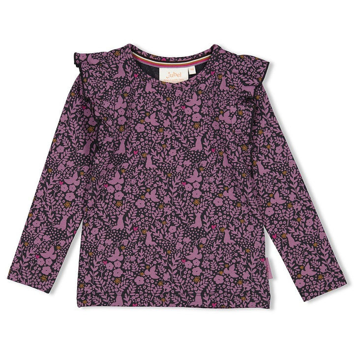 Longsleeve Antraciet - Forest Fancy