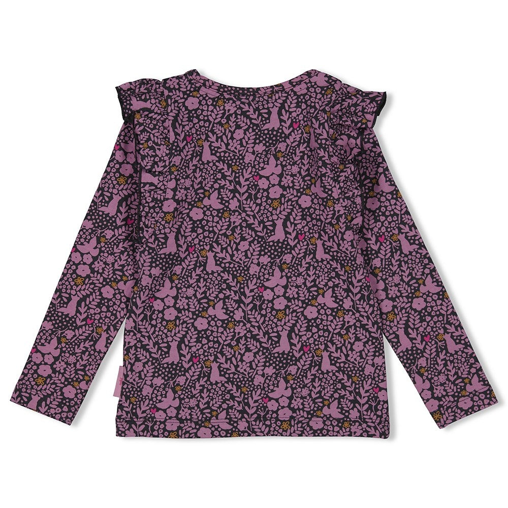 Longsleeve Antraciet - Forest Fancy