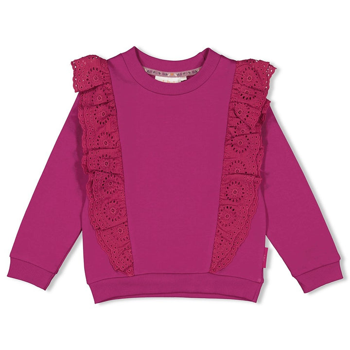 Sweater ruches Cerise - Forest Fancy