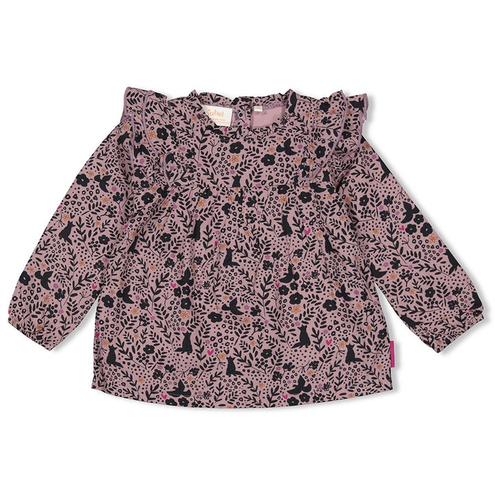 Blouse ruches l.Lila - Forest Fancy