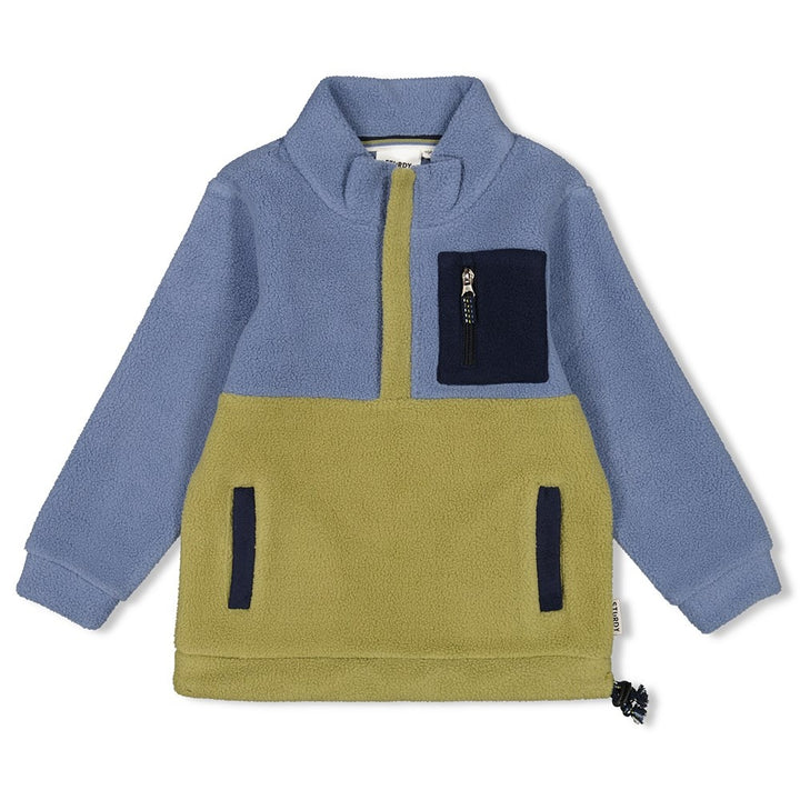 Sweater fleece Blauw - Coastal Cool