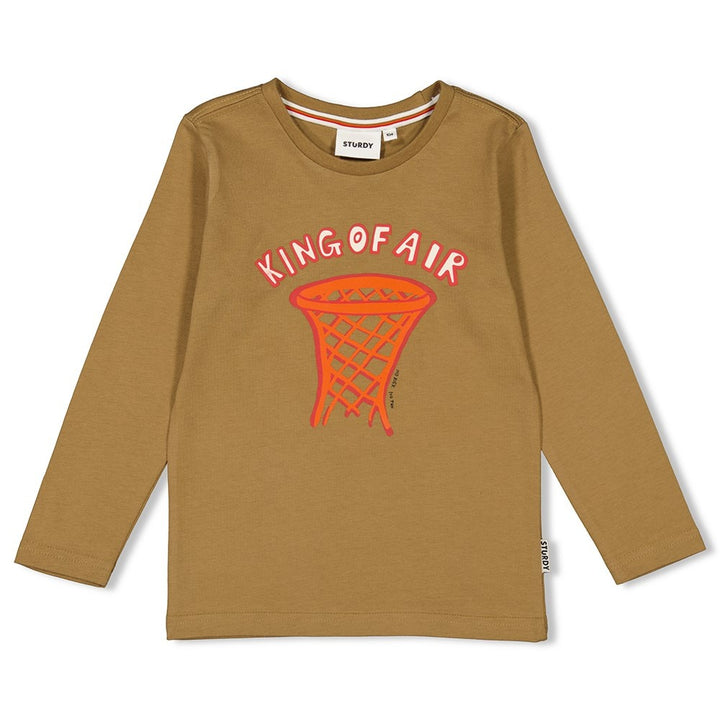 Longsleeve Olijf - Jump For Joy