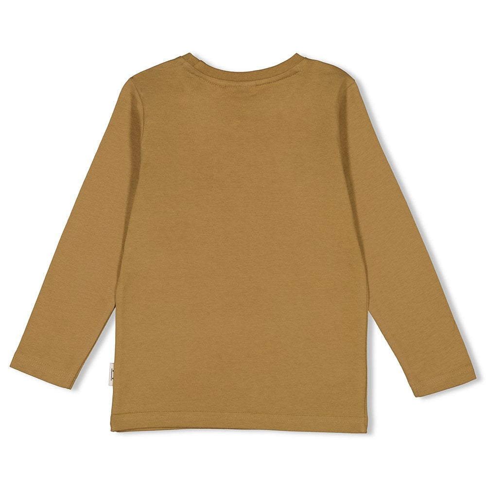 Longsleeve Olijf - Jump For Joy