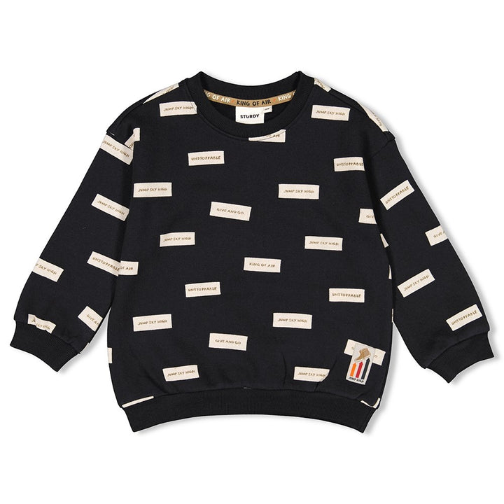 Sweater Antraciet - Jump For Joy