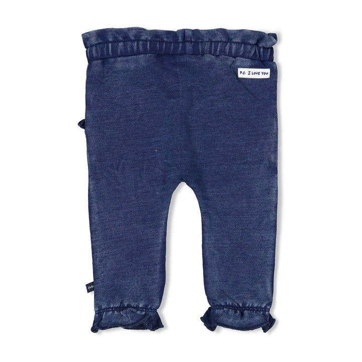 Hose Rüschen Jogg Denim Indigo - Winter Denims