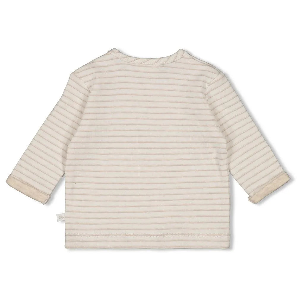 Longsleeve streep Offwhite - Dear Autumn