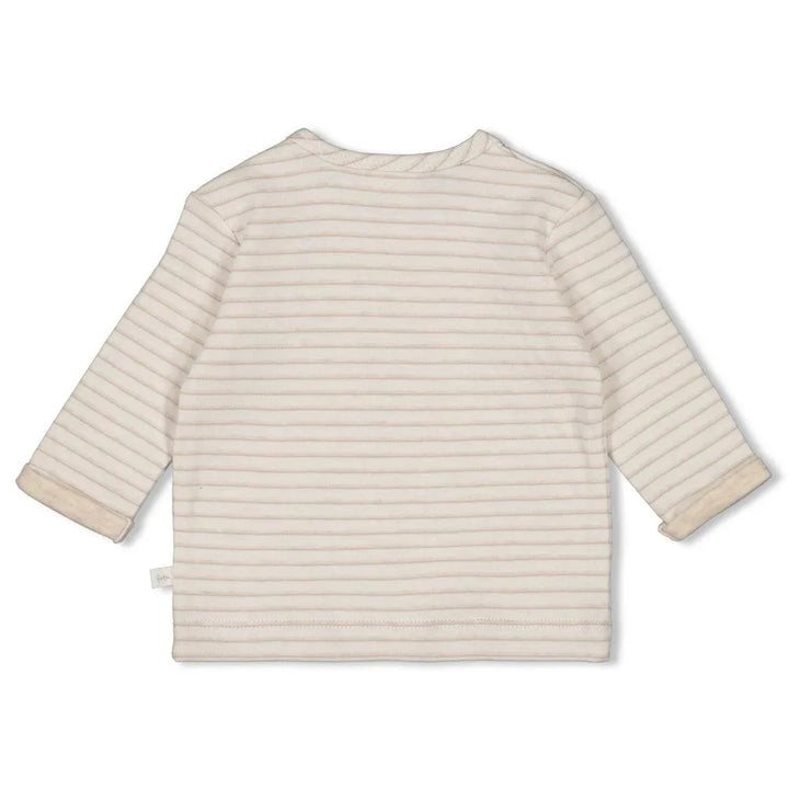 Longsleeve streep Offwhite - Dear Autumn