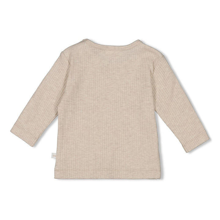 Longsleeve rib Taupe melange - Dear Autumn