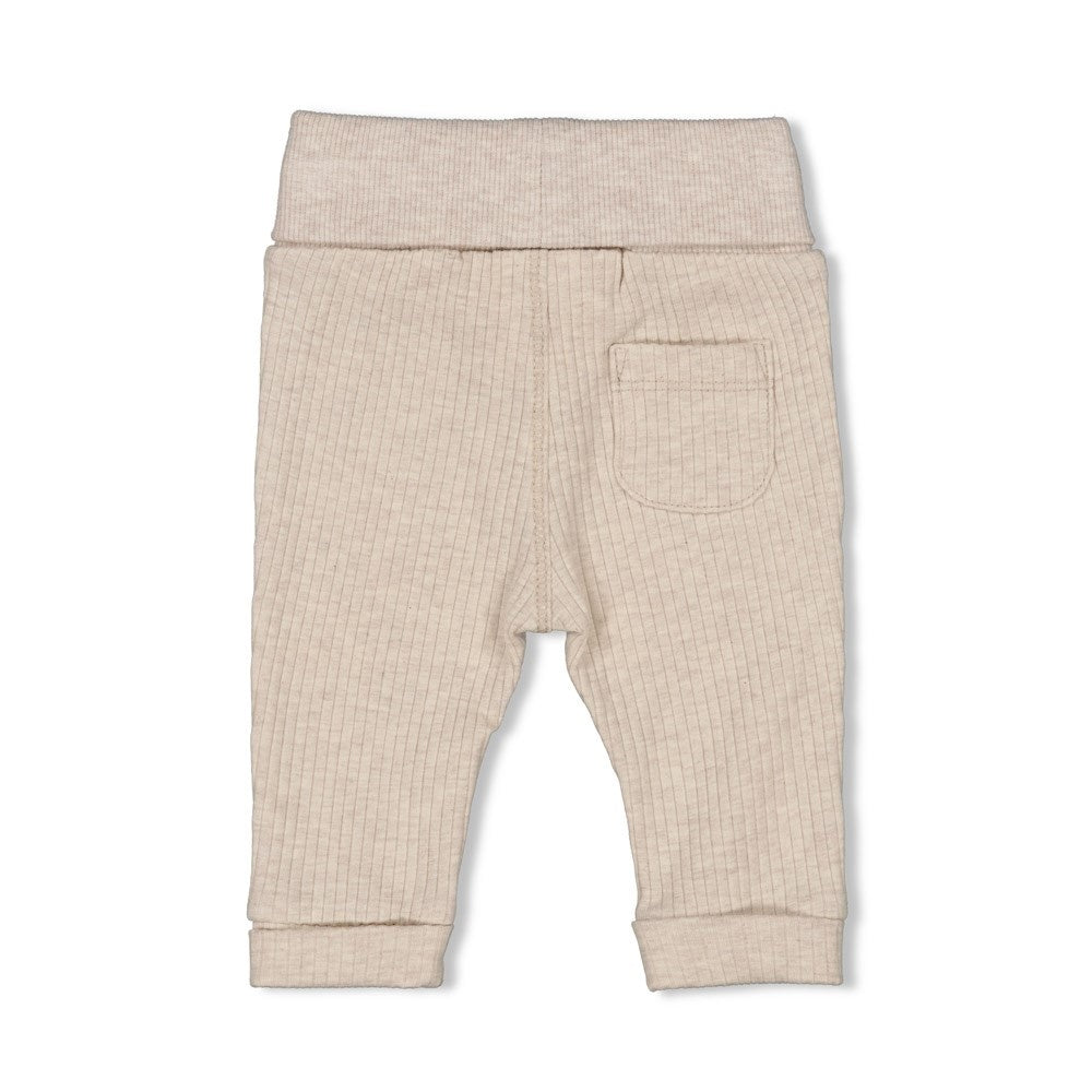 Broek rib Taupe melange - Dear Autumn