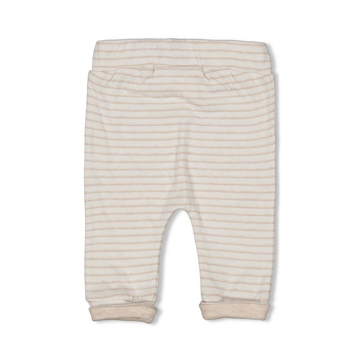 Broek streep Offwhite - Dear Autumn