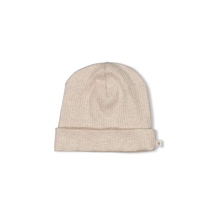 Mutsje rib Taupe melange - Dear Autumn