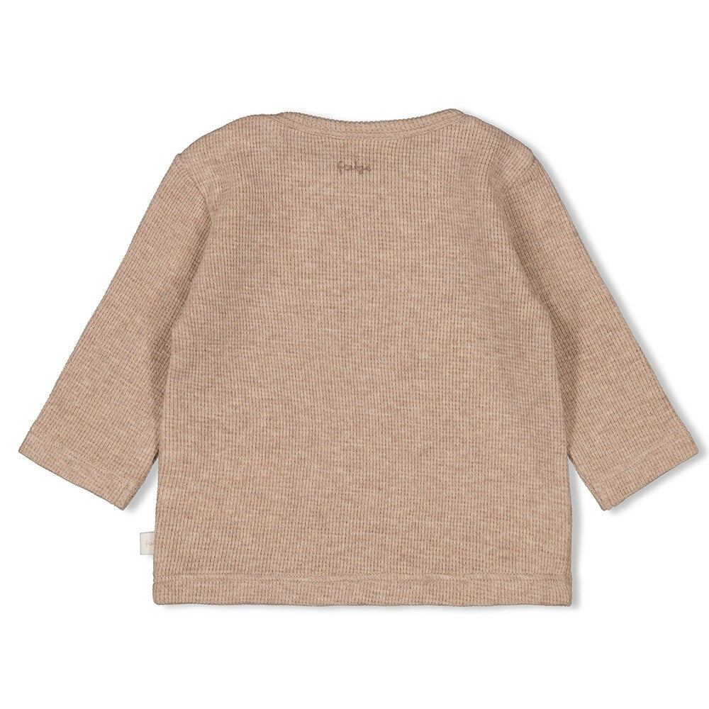 Longsleeve rib Hazelnoot melange - Fall Favorites