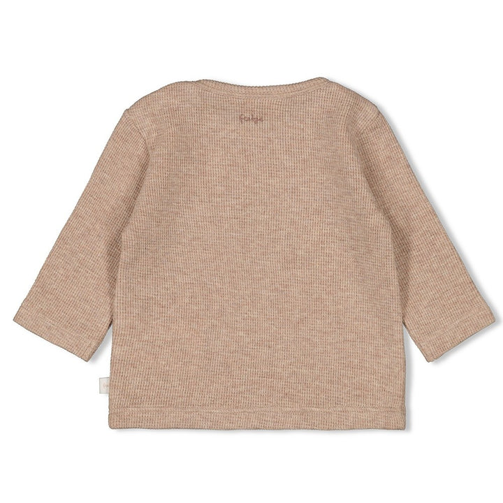 Longsleeve rib Hazelnoot melange - Fall Favorites