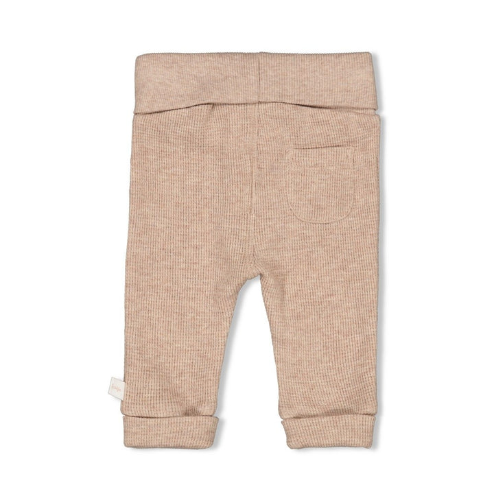 Broek rib Hazelnoot melange - Fall Favorites