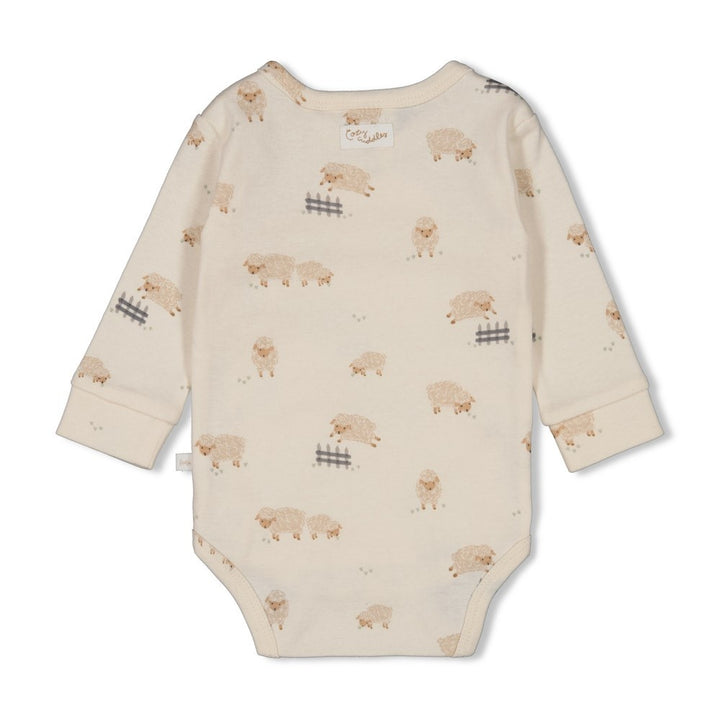 Wikkelromper Creme - Sleepy Sheepy